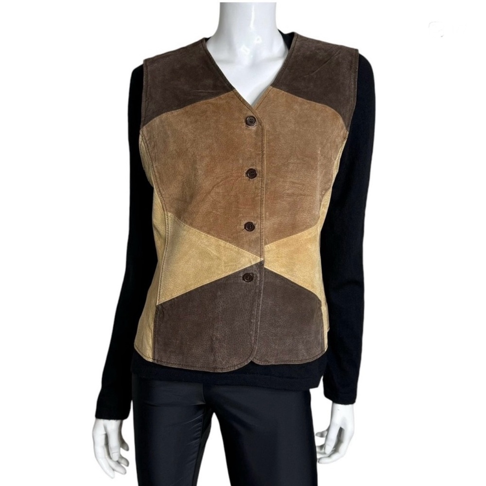 Outbrook Genuine Suede Patchwork Western Cowboy V… - image 2